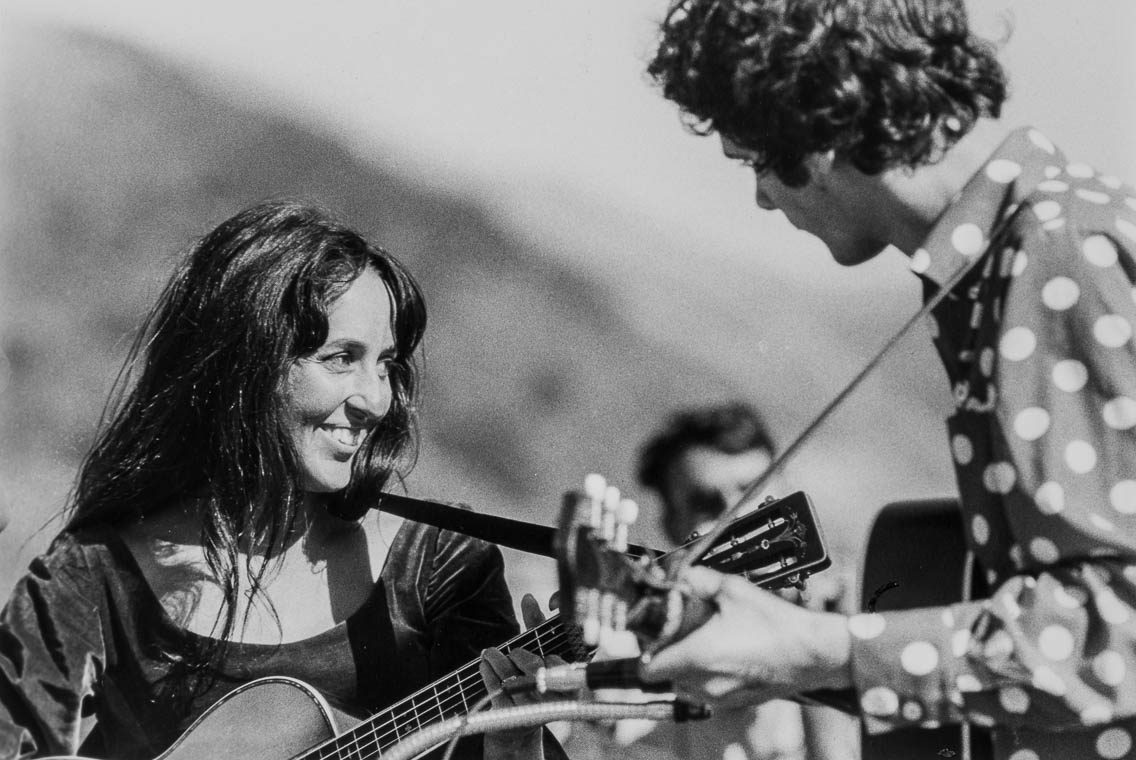 Al Kooper and Joan Baez