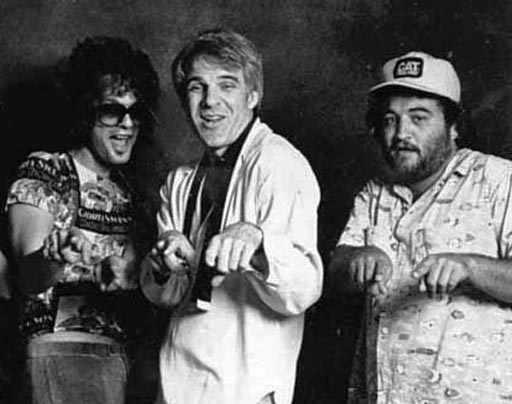 Al Kooper with Steve Martin and John Belushi